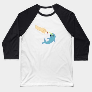 Narwhal Finger Pricks Baseball T-Shirt